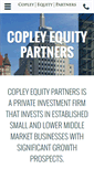 Mobile Screenshot of copleyequity.com